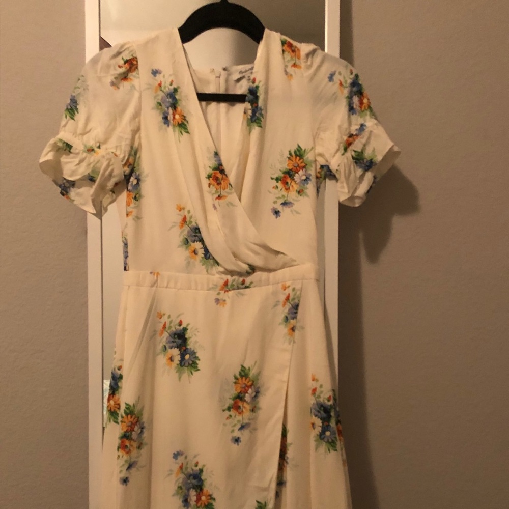 Madewell Floral Dress - lightly worn